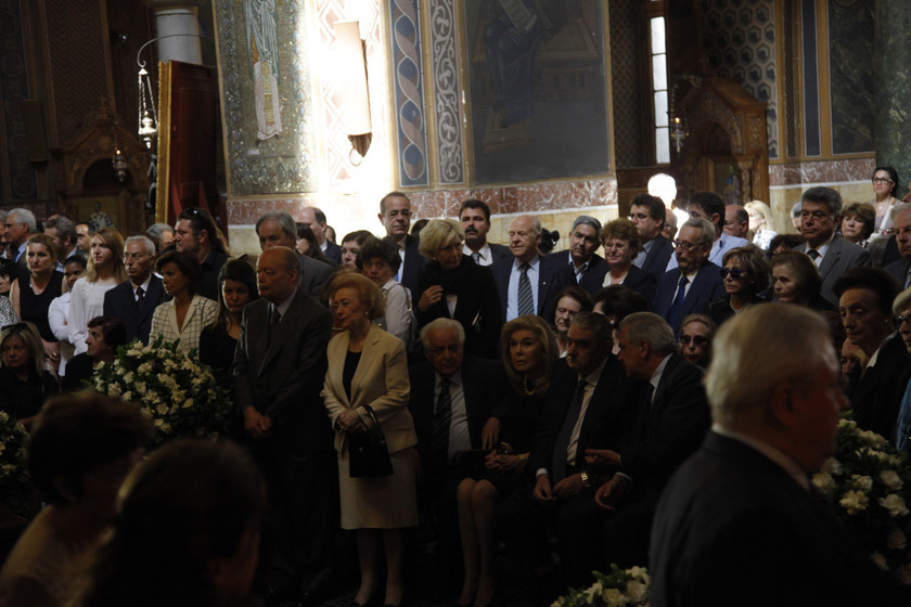 Ποιοι ήταν στην κηδεία της Μαρίκας Μητσοτάκη (ΦΩΤΟ)